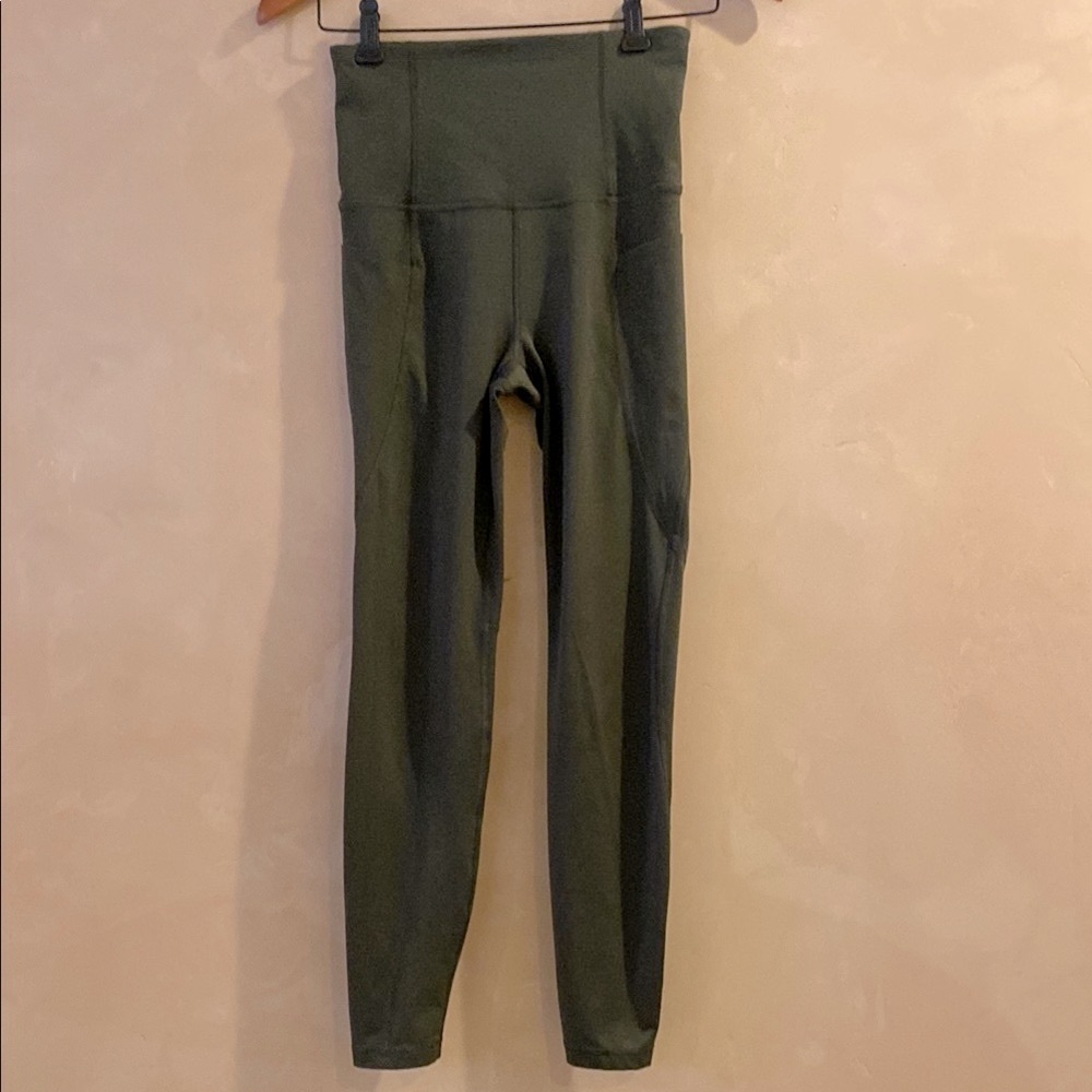 All in Motion Dark Green High Waisted Leggings XS